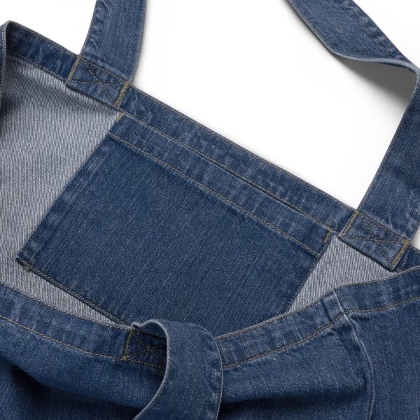 Unveiling the Ancient Evil Eye - Organic denim tote bag