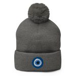 Unveiling the Ancient Evil Eye - Pom-Pom Beanie