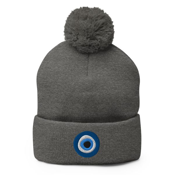 Unveiling the Ancient Evil Eye - Pom-Pom Beanie