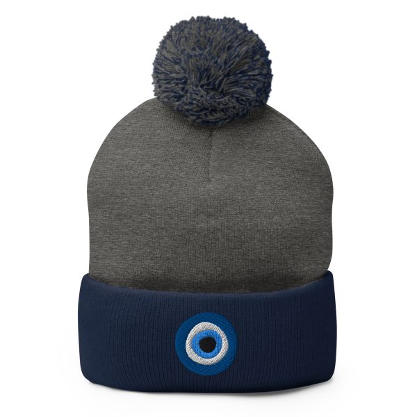 Unveiling the Ancient Evil Eye - Pom-Pom Beanie