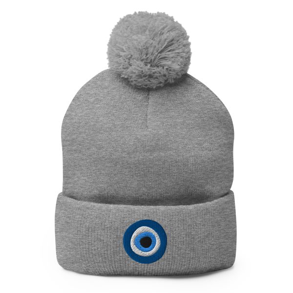 Unveiling the Ancient Evil Eye - Pom-Pom Beanie