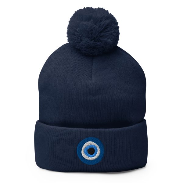 Unveiling the Ancient Evil Eye - Pom-Pom Beanie