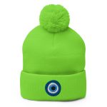 Unveiling the Ancient Evil Eye - Pom-Pom Beanie