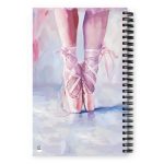 Ballerina's Pointe - Spiral notebook