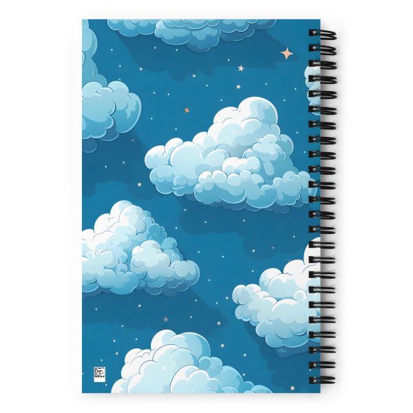 Cloud Canvas, Starry Night - Spiral notebook