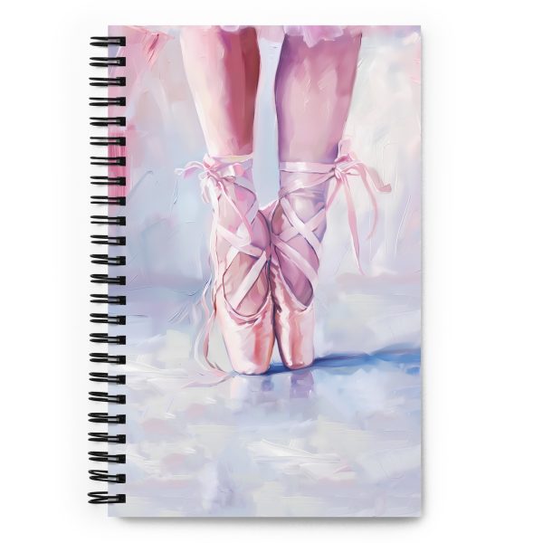 Ballerina's Pointe - Spiral notebook