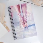 Ballerina's Pointe - Spiral notebook