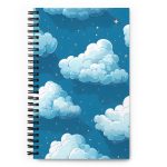 Cloud Canvas, Starry Night - Spiral notebook