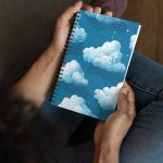 Cloud Canvas, Starry Night - Spiral notebook