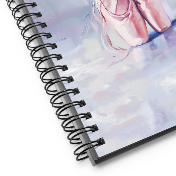 Ballerina's Pointe - Spiral notebook