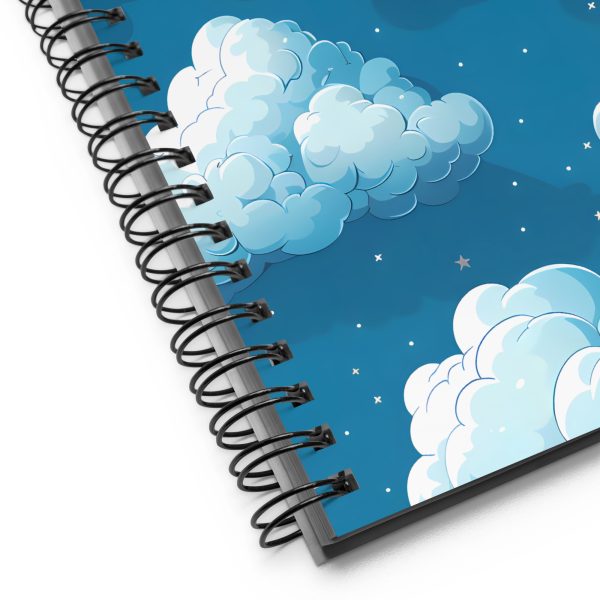 Cloud Canvas, Starry Night - Spiral notebook