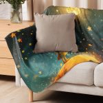 Dreamer Beneath the Moon - Sherpa blanket