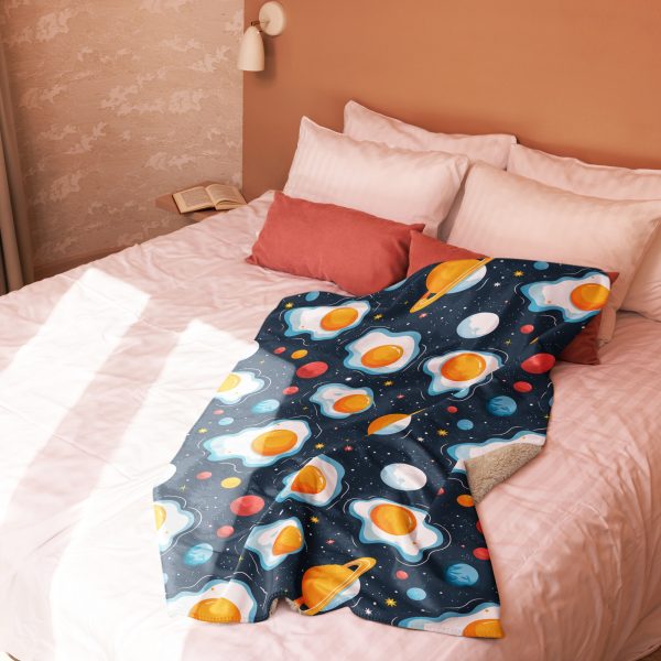 Cosmic Omelette with a Side of Stars - Sherpa blanket