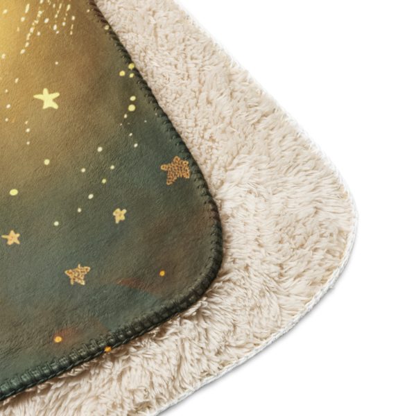 Dreamer Beneath the Moon - Sherpa blanket