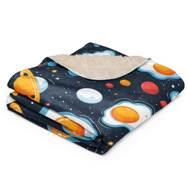 Cosmic Omelette with a Side of Stars - Sherpa blanket