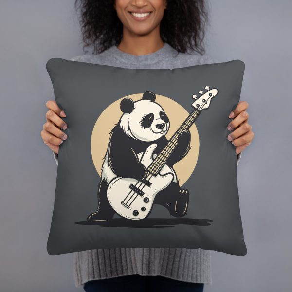 Low Frequency Panda - Basic Pillow