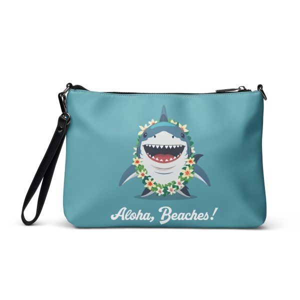 Tropical Shark: Aloha, Beaches! - Crossbody bag