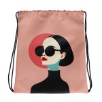 La Dame en Noir - Drawstring bag