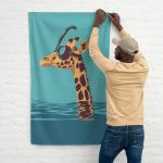 Giraffes and Goggles: Who Needs a Snorkel Anyway? - Flag