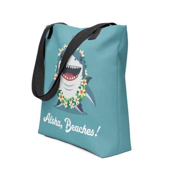 Tropical Shark: Aloha, Beaches! - Tote bag