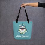 Tropical Shark: Aloha, Beaches! - Tote bag