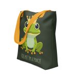 Royal Froggy: Kiss Me! I'm a Prince - Tote bag