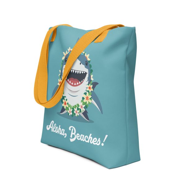 Tropical Shark: Aloha, Beaches! - Tote bag