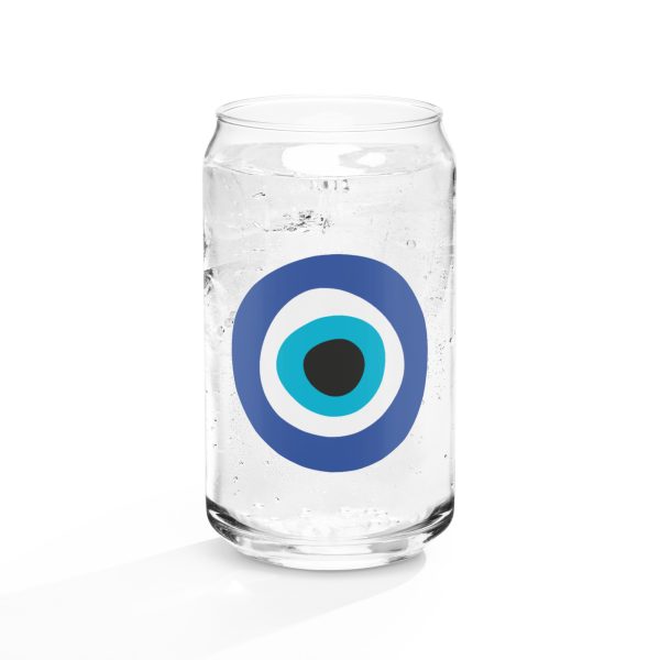 Unveiling the Ancient Evil Eye - Can-shaped glass