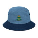 Royal Froggy: Kiss Me! I'm a Prince - Denim bucket hat