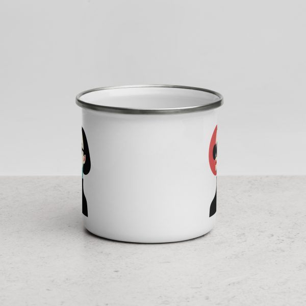 La Dame en Noir - Enamel Mug