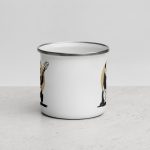 Low Frequency Panda - Enamel Mug