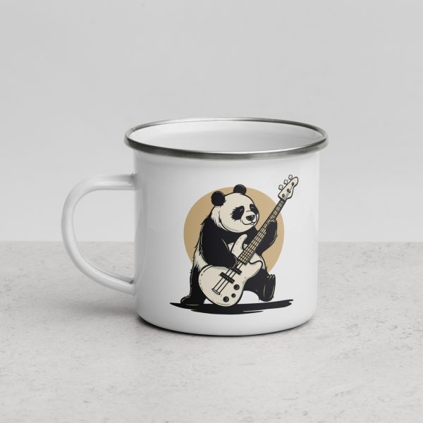 Low Frequency Panda - Enamel Mug