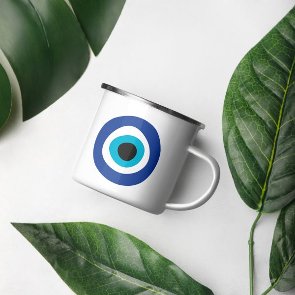 Unveiling the Ancient Evil Eye - Enamel Mug