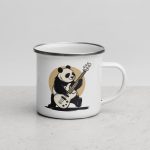 Low Frequency Panda - Enamel Mug