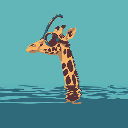 Giraffes and Goggles: Who Needs a Snorkel Anyway?