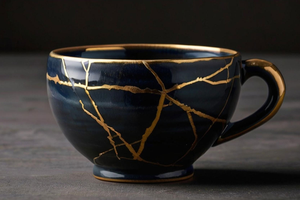 How to Fix a Broken Ceramic Mug - Kintsugi method