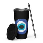 "Unveiling the Ancient Evil Eye" - Tumbler with a straw