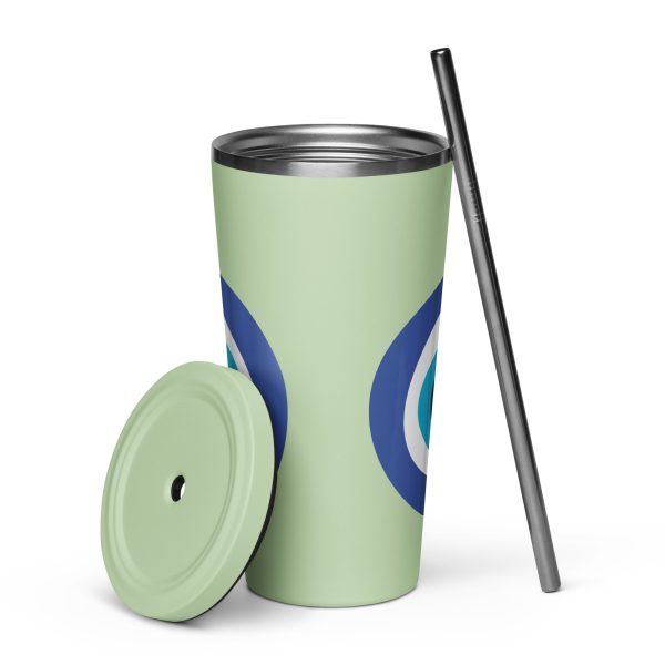 "Unveiling the Ancient Evil Eye" - Tumbler with a straw