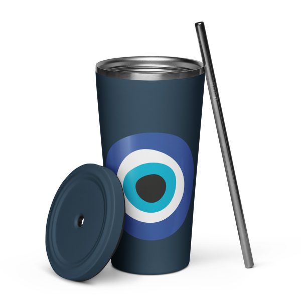 "Unveiling the Ancient Evil Eye" - Tumbler with a straw