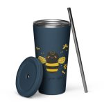 bee-you-tiful - Tumbler with a straw