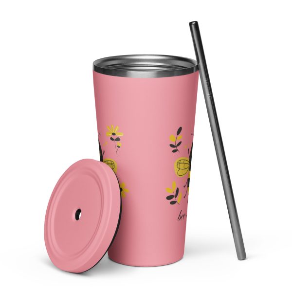 bee-you-tiful - Tumbler with a straw