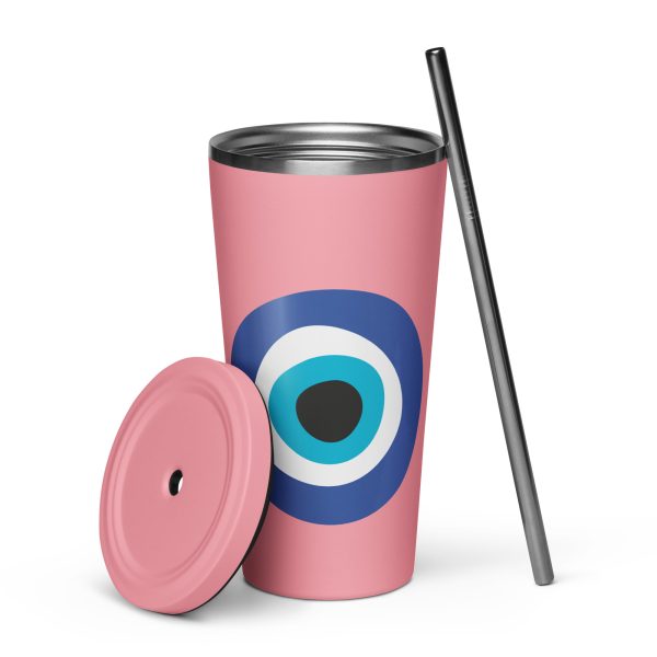 "Unveiling the Ancient Evil Eye" - Tumbler with a straw