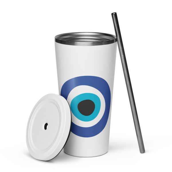 "Unveiling the Ancient Evil Eye" - Tumbler with a straw