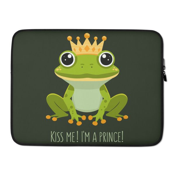 Royal Froggy: Kiss Me! I’m a Prince - Laptop Sleeve