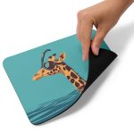 Giraffes and Goggles: Who Needs a Snorkel Anyway? - Mouse pad