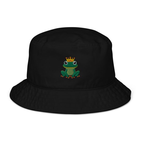 Royal Froggy: Kiss Me! I'm a Prince - Organic bucket hat