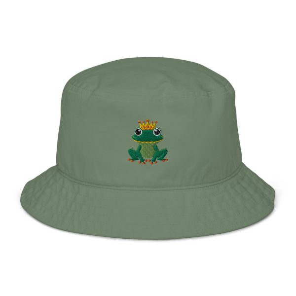 Royal Froggy: Kiss Me! I'm a Prince - Organic bucket hat