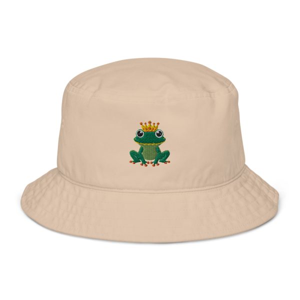 Royal Froggy: Kiss Me! I'm a Prince - Organic bucket hat