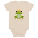 Royal Froggy: Kiss Me! I'm a Prince - Organic cotton baby bodysuit