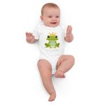 Royal Froggy: Kiss Me! I'm a Prince - Organic cotton baby bodysuit